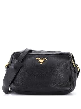 Prada Double Zip Camera Bag Vitello #237764P14B